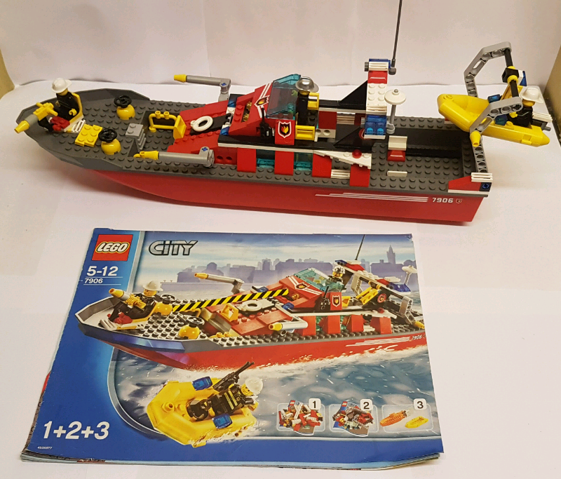 lego fire boat 7906